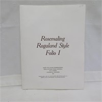 Rosemaling Rogaland Style Folio I -Vi Thode  1976