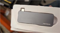 USB C HUB, Hertekdo 5 in 1 Upgrade USB C Hub