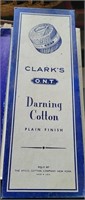 (4) Boxes of Darning Cotton Brown
