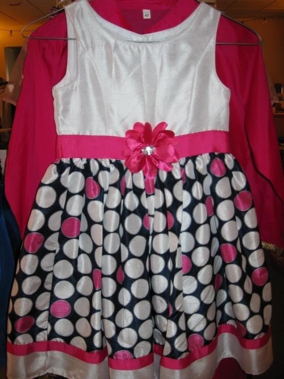 Size 6 Girls Party Dress- Sweet Heart Rose