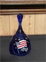Fenton stars and stripes handpainted/sign bell