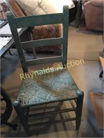 green chair - cain seat