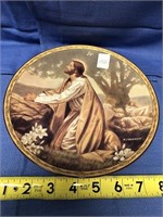 Collector plate - The Passion in the Garden Jesus