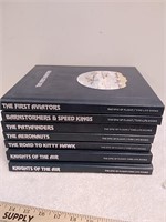 A group of the Epic of flight hardback books