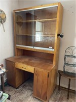 WOOD DISPLAY AND DESK