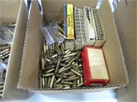 box of assorted brass