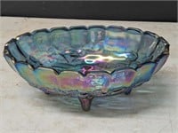 UNSIGNED FENTON CARNIVAL FOOTED BOWL