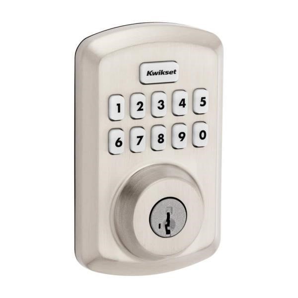 Powerbolt 250 10-Button Keypad Satin Nickel Transi