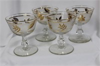 A Retro Libbey Champagne Sherbet Champagne Glasses