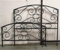 Wrought iron queen size bed frame