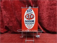STP Gasoline treatment Display sign w/stand.
