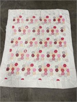 HAND STITCHED QUILT ANTIQUE