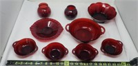 Ruby Red Glassware