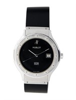 Hublot Classic Mdm Matte Black Dial Watch 36mm