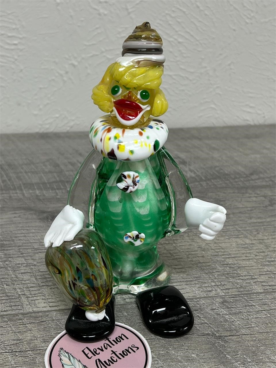 Glass Clown *small chip on thumb*