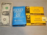 Pocket 1st Aid Kit w/ Extra Gauze