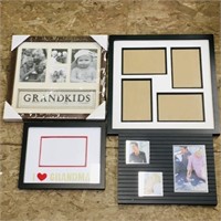 Lot Of 4 Assorted Picture Frames