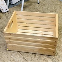 Unmarked Wooden Crate