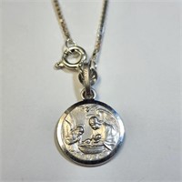 $60 Silver With 20" Box Chain Necklace