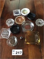 ASSORTMENT OF ASHTRAYS