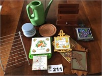 TRIVETS, HOLDERS, WATERCAN, MISC