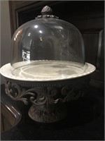 DOME CAKE STAND (AS IS SEE PHOTO)