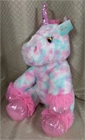 Large 24" Tinsel Plush Unicorn