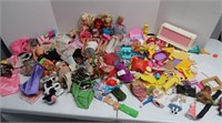 Misc Lot-Barbie Clothes, Fisher Price Pieces &More