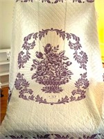 King Embroidered Quilt