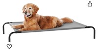 Large elevated cooling pet bed