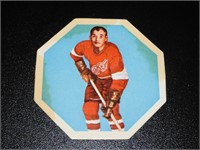 1963 Art Stratton Detroit Octagon Hockey Card