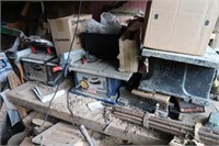 RYOBI Tablesaw,Cements Stakes&All Contents of