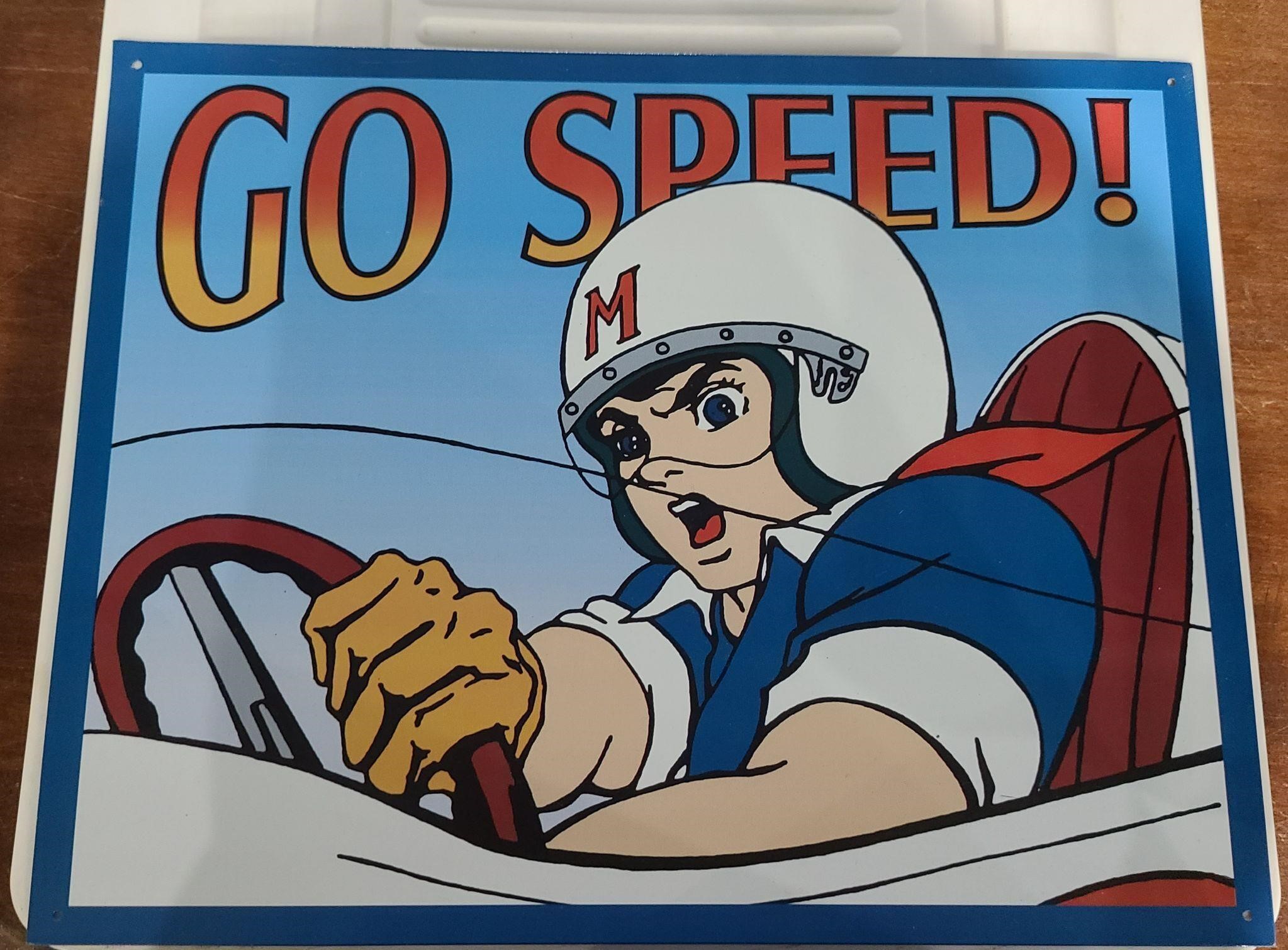 Speed Racer Tin Sign-16"x12.5"