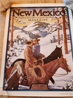 New Mexico Magazine January 1934 Cover Poster