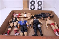 Flat With Wrestler Figures