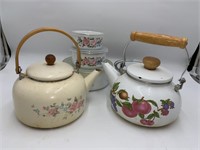 Vintage Tea Kettles & Storage Containers