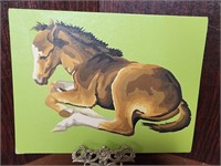 Vintage horse paint by number