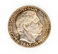 Coin 1827-D Silver(90%) Medal Hindenburg-Gem BU