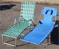 (2) Patio/Lawn Loungers