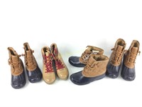 Four pairs size 3 Stevie's kids boots