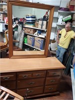 9 Drawer Sumter Dresser w/Mirror-32t x 56w x 19d