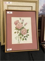 Original Rose Watercolor