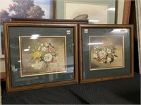 Pair Floral Wall Prints