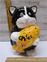 CAT COOKIE JAR