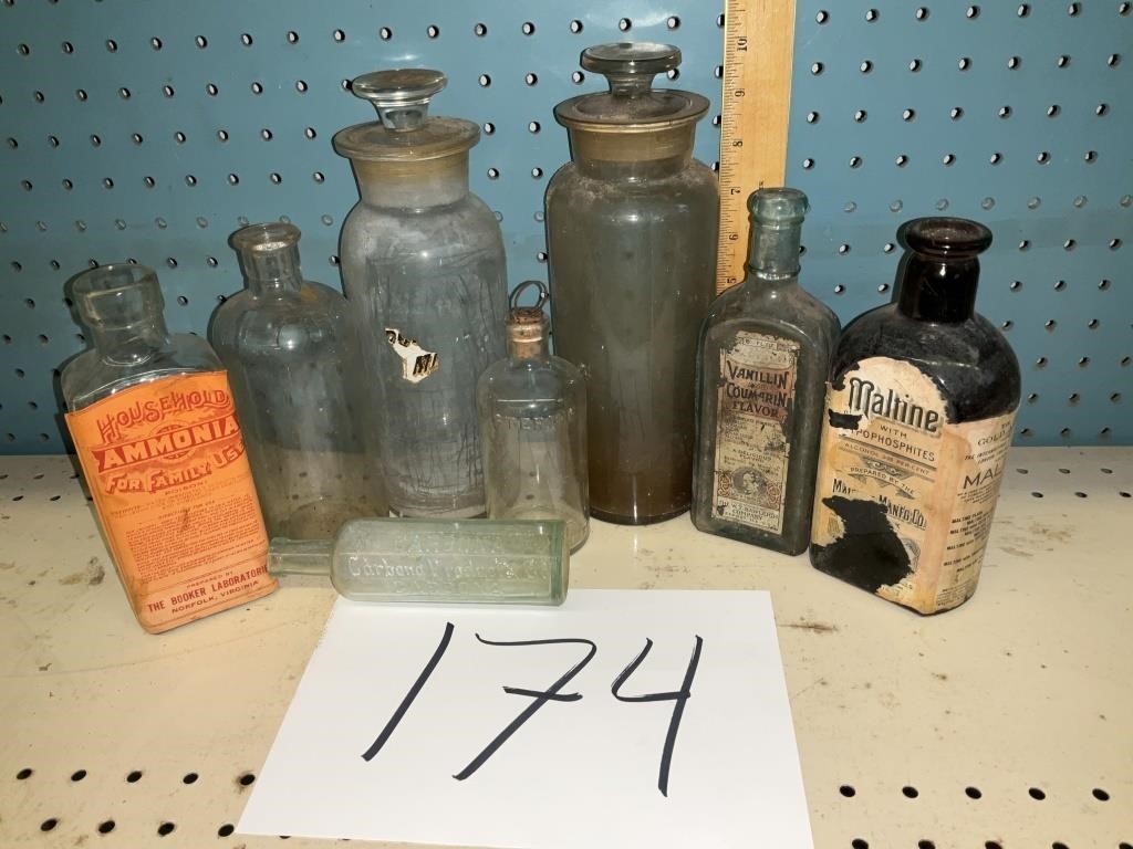 APOCATHARY style bottle lot