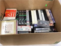 Assorted VHS Tapes & CDs