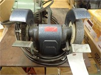 Dual Wheel Belt Driven Grinder w/ Elec. Motor