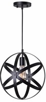 Home Decorators 1-light Black Orb Mini Pendant