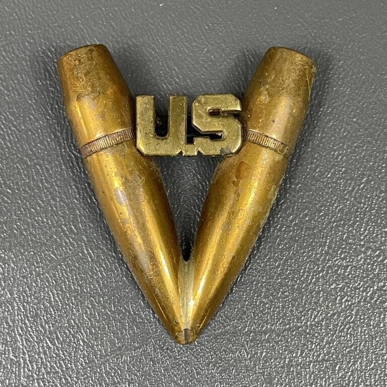 WWII Trench Art "Victory" Pin