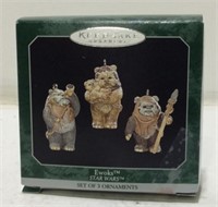 NIB Hallmark Star Wars Ewoks Ornaments-Set of 3